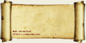 Zorana Sebić vizit kartica